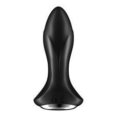 Анальна смарт-вібропробка із перлинним масажем Satisfyer Rotator Plug 1+ Black