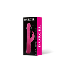 Вібратор-кролик Dorcel Baby Rabbit Magenta 2.0 з перлинним масажем і головкою, що обертається