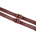 Шкіряні трусики для страпона Liebe Seele Wine Red Strap on Harness, універсальний розмір