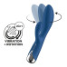 Вібратор-кролик з ротацією Satisfyer Spinning Rabbit 1 Blue, 3 мотори