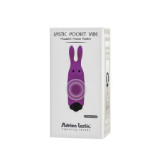 Віброкуля Adrien Lastic Pocket Vibe Rabbit Purple зі стимулювальними вушками