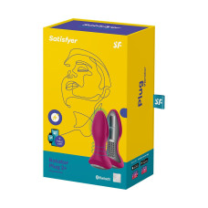 Анальна смарт вібропробка із перлинним масажем Satisfyer Rotator Plug 2+ Violet