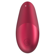 Вакуумний кліторальний стимулятор Womanizer Liberty Red, магнітна кришка, 2 насадки