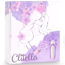 Стимулятор з імітацією оральних пестощів FeelzToys - Clitella Oral Clitoral Stimulator Purple