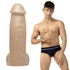 Фаллоимитатор Fleshjack Boys: Reno Gold Dildo, по слепку пениса порноактера