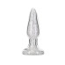 Скляна анальна пробка Pillow Talk Fancy Luxurious Glass Anal Plug, ⌀3,1см, віброкуля в подарунок