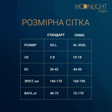 Еротична сукня Moonlight Model 13 XS-L Black (м'ята упаковка!!!)