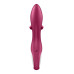 Вібратор-кролик із потрійним відростком Satisfyer Embrace me Berry, 2 мотори, діаметр 3,6 см