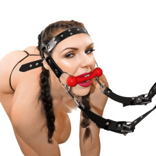 БДСМ кляп-упряжка  Art of Sex - BDSM Gag Harness Pony