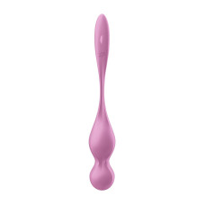 Вагінальні смарт-кульки з вібрацією Satisfyer Love Birds 1 Connect App Pink, 78 г