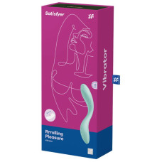 Вібратор із перлинною стимуляцією точки G Satisfyer Rrrolling Pleasure Mint