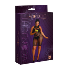 Сукня-бодістокінг Moonlight Plus Model 06 XL-XXXL Black (м'ята упаковка!!!)