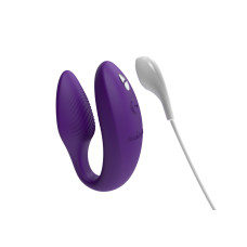 Смарт-вибратор для пар We-Vibe Sync 2 Purple, 10 виброрежимов, пульт ДУ