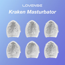 Набір мастурбаторів-яєць Lovense Kraken masturbator egg box, 6 штук, різна текстура