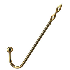 Анальний гак LOCKINK Golden Adjustable Anal Hook Set