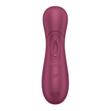 Вакуумный клиторальный стимулятор Satisfyer Pro 2 Generation 3 with Liquid Air Connect App Wine Red