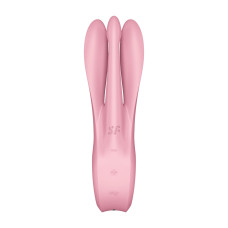 Кліторальний вібратор Satisfyer Threesome 1 Pink з трьома гнучкими пальчиками