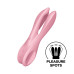 Кліторальний вібратор Satisfyer Threesome 1 Pink з трьома гнучкими пальчиками