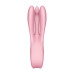 Кліторальний вібратор Satisfyer Threesome 1 Pink з трьома гнучкими пальчиками