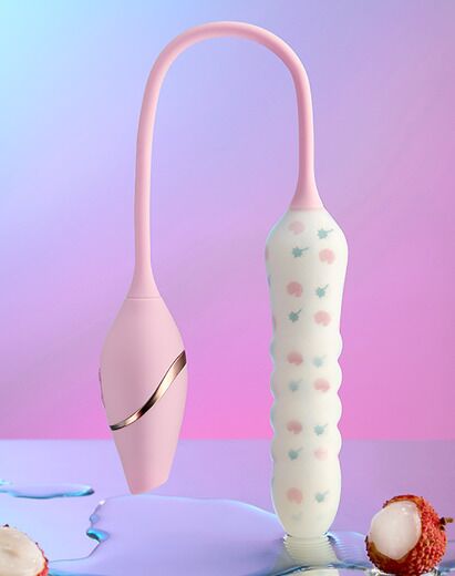 Пульсатор с вакуумным стимулятором KISTOY Cathy Plus на гибкой сцепке