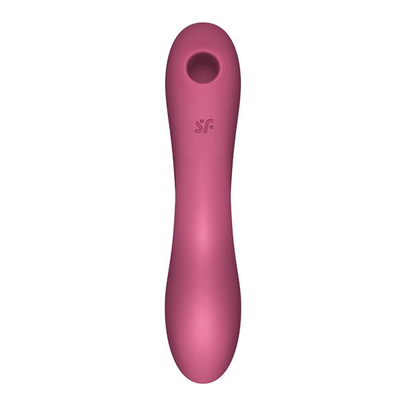 Вакуумний стимулятор із вібрацією Satisfyer Curvy Trinity 3 Red
