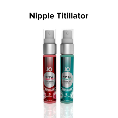 Гель для стимуляции сосков JO Nipple Titillator Strawberry (30 мл), ментол и перечная мята || Гель для стимуляції сосків JO Nipple Titillator Strawberry (30 мл), ментол та перцева м’ята