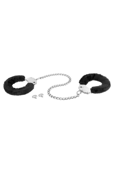 Поножі Fetish Tentation Adjustable metal and fur ankle cuffs