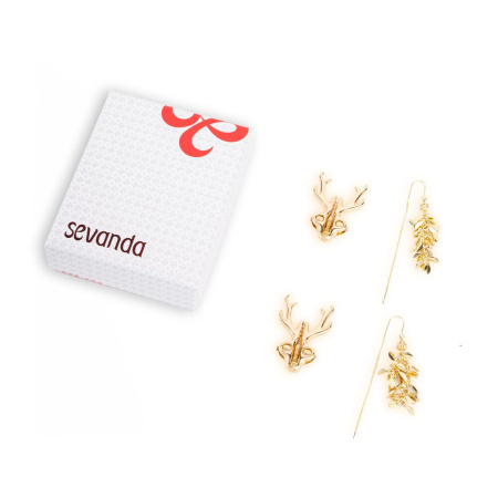 Зажимы для сосков LOCKINK SEVANDA Stag Adjustable Nipple Clamps Set || Затискачі для сосків LOCKINK SEVANDA Stag Adjustable Nipple Clamps Set