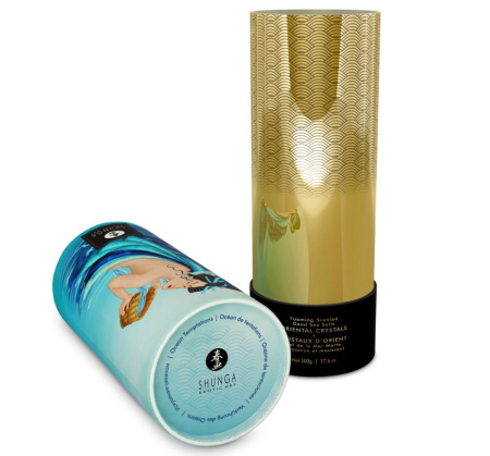 Пенящаяся соль для ванны Shunga Dead Sea salt Oriental Crystals — Ocean Temptations (500 г), соль Ме || Пінлива сіль для ванни Shunga Dead Sea salt Oriental Crystals — Ocean Temptations (500 г), сіль Мерт