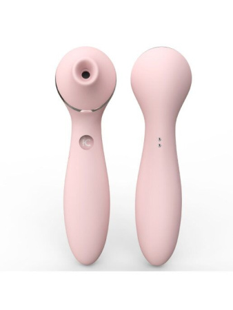 Вакуумный вибратор KISTOY Polly Plus Pink || Вакуумний вібратор KISTOY Polly Plus Pink