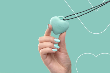 Мини-вибратор «Сердечко» FairyGasm PleasureStone green, 9 режимов, на шнурке || Мінівібратор «Сердечко» FairyGasm PleasureStone green, 9 режимів, на шнурку