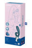 Смарт вибратор кролик Satisfyer Hug Me Bluegrey, 2 мотора, диаметр 4,2см, широкая клиторальная часть || Смарт вібратор-кролик Satisfyer Hug Me Bluegrey, 2 мотори, діаметр 4,2см, широка кліторальна частина