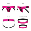 Трусы для страпона Strap-On-Me Leatherette Harness Curious  Fuchsia || Труси для страпона Strap-On-Me Leatherette Harness Curious  Fuchsia