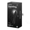 Двусторонний стеклянный дилдо Satisfyer Dazzling Crystal 1 Black, очень прочный, без стоппера || Двосторонній скляний дилдо Satisfyer Dazzling Crystal 1 Black, дуже міцний, без стопера