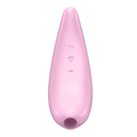 Мощный вакуумный клиторальный стимулятор Satisfyer Curvy 3+ с управлением через интернет || Вакуумний кліторальний стимулятор Satisfyer Curvy 3+