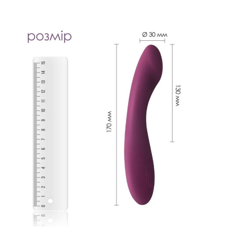 Вибратор для точки G с интеллектуальным режимом Svakom Amy 2 Violet || Вібратор для точки G з інтелектуальним режимом Svakom Amy 2 Violet