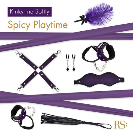 Подарочный набор для BDSM RIANNE S - Kinky Me Softly Purple: 8 предметов для удовольствия || Подарунковий набір для BDSM RIANNE S — Kinky Me Softly Purple: 8 предметів для задоволення
