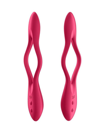 Универсальный гибкий вибратор для пар Satisfyer Elastic Joy Red || Універсальний гнучкий вібратор для пар Satisfyer Elastic Joy Red