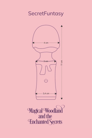 Мини-вибромассажер FairyGasm SecretFuntasy blue || Мінівібромасажер FairyGasm SecretFuntasy blue