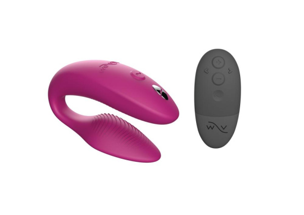 Смарт-вибратор для пар We-Vibe Sync 2 Rose, 10 виброрежимов, пульт ДУ