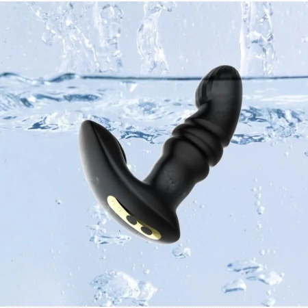 Смарт вибратор-пульсатор Fun Town Jive Black, имитация фрикций || Смарт вібратор-пульсатор Fun Town Jive Black, імітація фрикцій