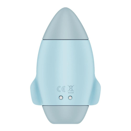 Вакуумный стимулятор с вибрацией Satisfyer Mission Control Blue, 2 независимых мотора || Вакуумний стимулятор з вібрацією Satisfyer Mission Control Blue, 2 незалежні мотори