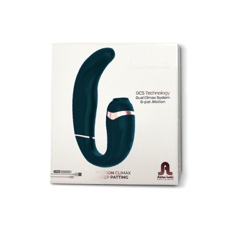 Пульсатор с вакуумной стимуляцией клитора Adrien Lastic My G (Teal) || Пульсатор із вакуумною стимуляцією клітора Adrien Lastic My G (Teal)