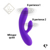 Гибкий вибратор кролик с двумя моторами FeelzToys Lea Rabbit Vibrator Medium Purple || Гнучкий вібратор кролик з двома моторами FeelzToys Lea Rabbit Vibrator Medium Purple