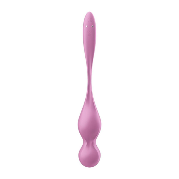 Вагінальні смарт-кульки з вібрацією Satisfyer Love Birds 1 Connect App Pink, 78 г