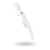 Вибромассажер Satisfyer Wand-er Woman (White/Chrome), водонепроницаемый, мощный, размер XXL || Вібромасажер Satisfyer Wand-er Woman (White/Chrome), водонепроникний, потужний, розмір XXL