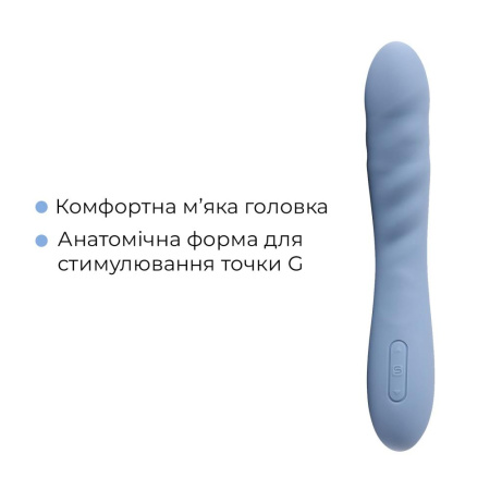 Смарт-вибратор с пульсацией Svakom Ava Neo, Cornflower Blue, 15 режимов работы, водонепроницаемый || Смарт-вібратор з пульсацією Svakom Ava Neo, Cornflower Blue, 15 режимів роботи, водонепроникний