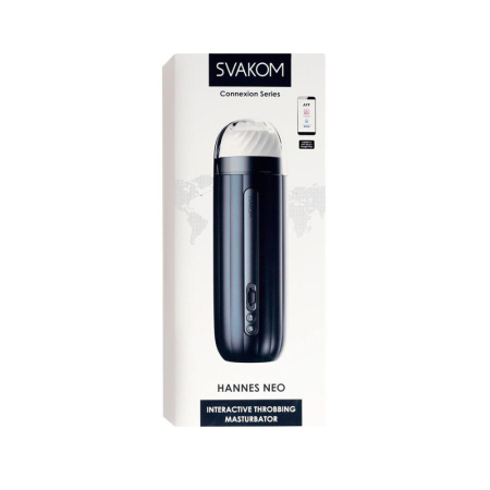 Интерактивный смарт-мастурбатор Svakom Hannes Neo, подогрев до 38°C || Інтерактивний смарт-мастурбатор Svakom Hannes Neo, підігрів до 38°C