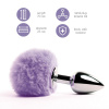 Анальная пробка FeelzToys - Bunny Tails Butt Plug Purple || Анальна пробка FeelzToys - Bunny Tails Butt Plug Purple