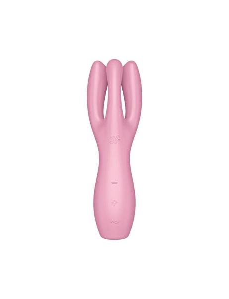 Кліторальний вібратор Satisfyer Threesome 3 Pink з трьома пальчиками